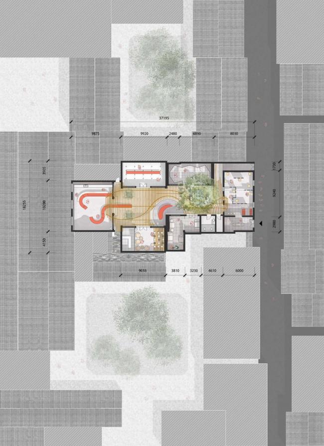 BIM建筑|传统中国元素的现代碰撞与感知：北京雀巢感 CAFÉ / RSAA/庄子玉工作室
