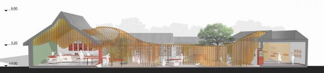 BIM建筑|传统中国元素的现代碰撞与感知：北京雀巢感 CAFÉ / RSAA/庄子玉工作室