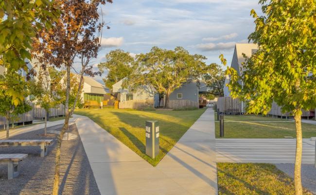 BIM建筑|儿童简笔画里的村落田园社区：Bastion 退伍甲士社区 / OJT