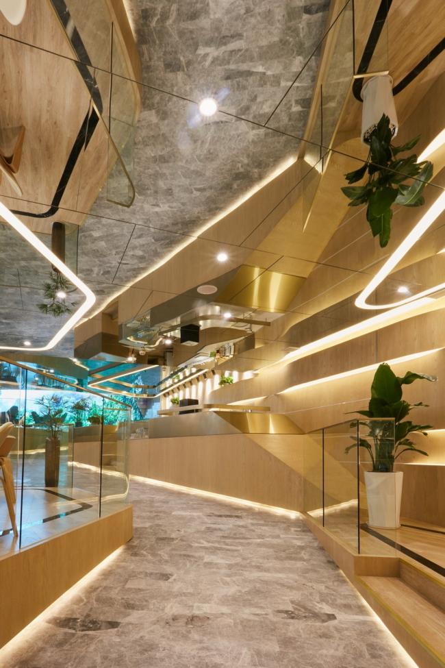 BIM建筑|赛博·悠游中间 媒体材质焕发地下室的新生 / SODA建筑师事务所