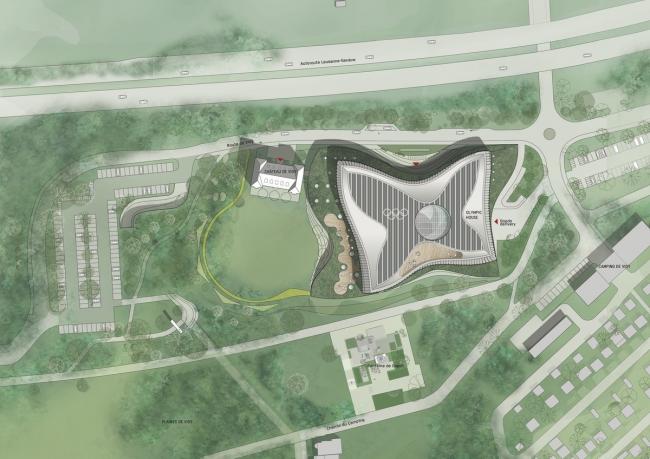 BIM建筑|如蝴蝶般轻巧展翅：国际奥林匹克委员会总部 / 3XN