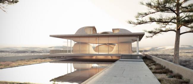 BIM建筑|伊朗经典建筑元素“四拱顶”的现代重组