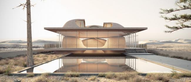 BIM建筑|伊朗经典建筑元素“四拱顶”的现代重组