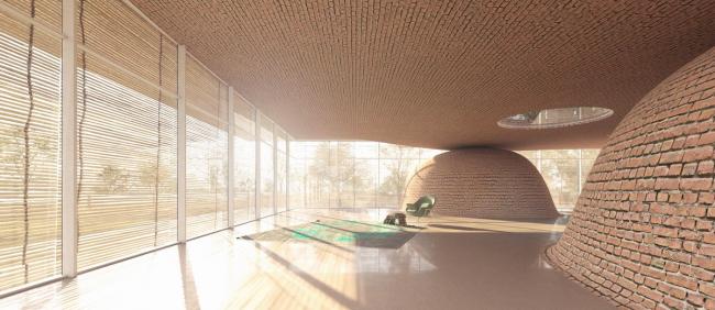 BIM建筑|伊朗经典建筑元素“四拱顶”的现代重组