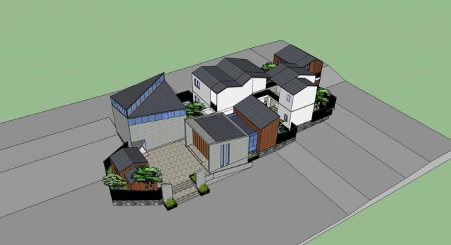 BIM建筑|一个小而美的另类法庭 / 致年夜建筑工作室/正东设计