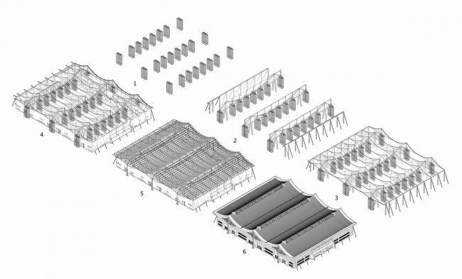 BIM建筑|石家庄国际会展中间，世界最年夜悬索构造展厅 / 清华年夜学建筑设计研讨院