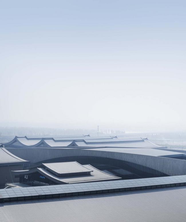 BIM建筑|石家庄国际会展中间，世界最年夜悬索构造展厅 / 清华年夜学建筑设计研讨院