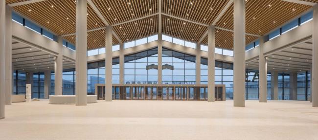 BIM建筑|石家庄国际会展中间，世界最年夜悬索构造展厅 / 清华年夜学建筑设计研讨院