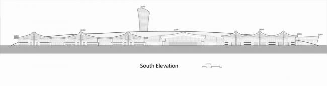 BIM建筑|石家庄国际会展中间，世界最年夜悬索构造展厅 / 清华年夜学建筑设计研讨院
