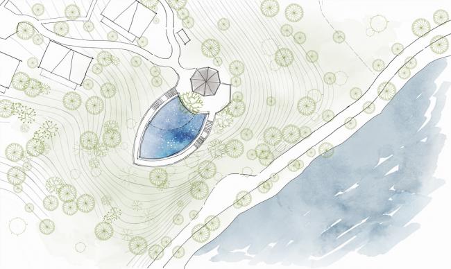 BIM建筑|星船——富春江干的空中泳池 / 中国美术学院景致建筑设计研讨总院