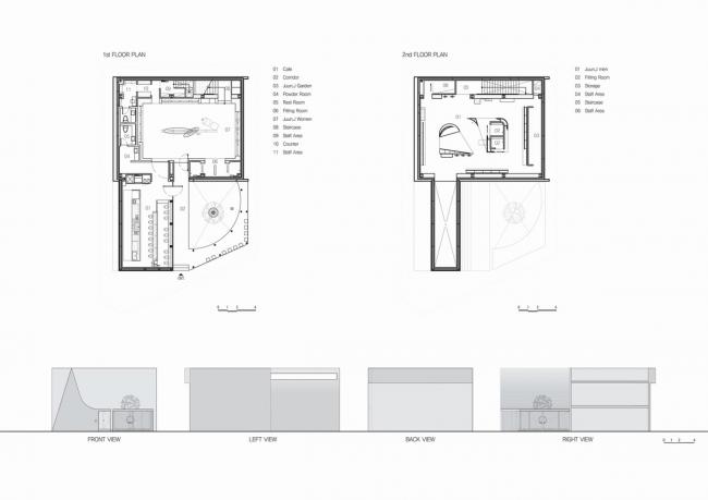 BIM建筑|灵活几何，如宇宙暗物资般神秘：Juun.J 旗舰店 / WGNB