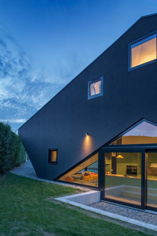 BIM建筑|背对背围绕一体的三角室第／Urban Agency