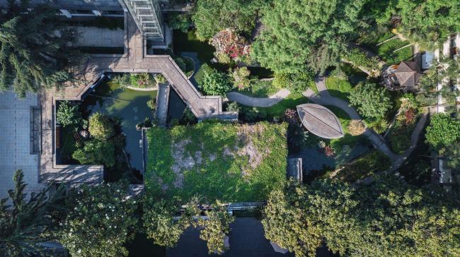 BIM建筑|侠客岛花圃岛天井更新 / 門口建筑工作室