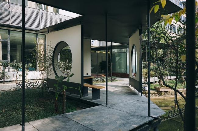 BIM建筑|侠客岛花圃岛天井更新 / 門口建筑工作室