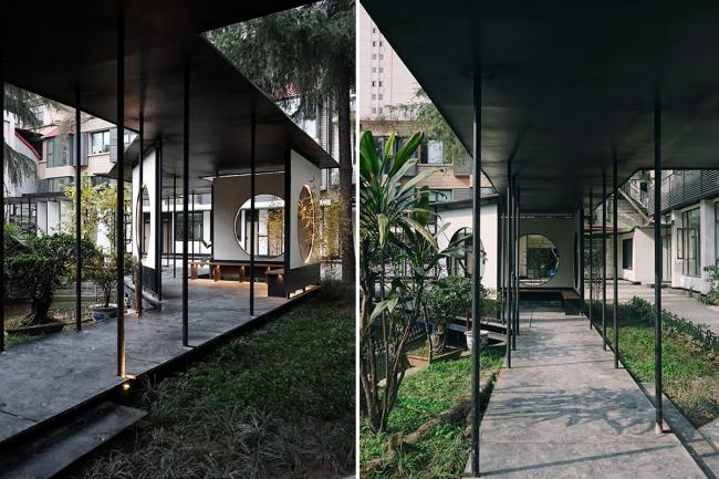 BIM建筑|侠客岛花圃岛天井更新 / 門口建筑工作室