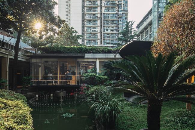 BIM建筑|侠客岛花圃岛天井更新 / 門口建筑工作室