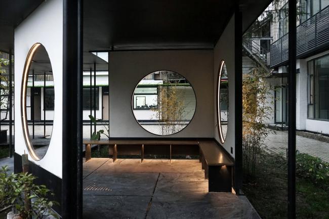 BIM建筑|侠客岛花圃岛天井更新 / 門口建筑工作室