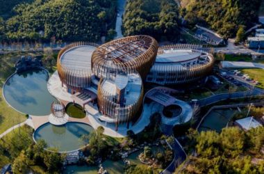 BIM建筑|奔腾而下的山间瀑布：郡安理国际会议中间 / Stylus studio-BIM建筑网