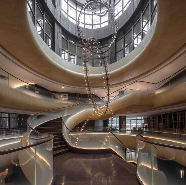 BIM建筑|奔腾而下的山间瀑布：郡安理国际会议中间 / Stylus studio