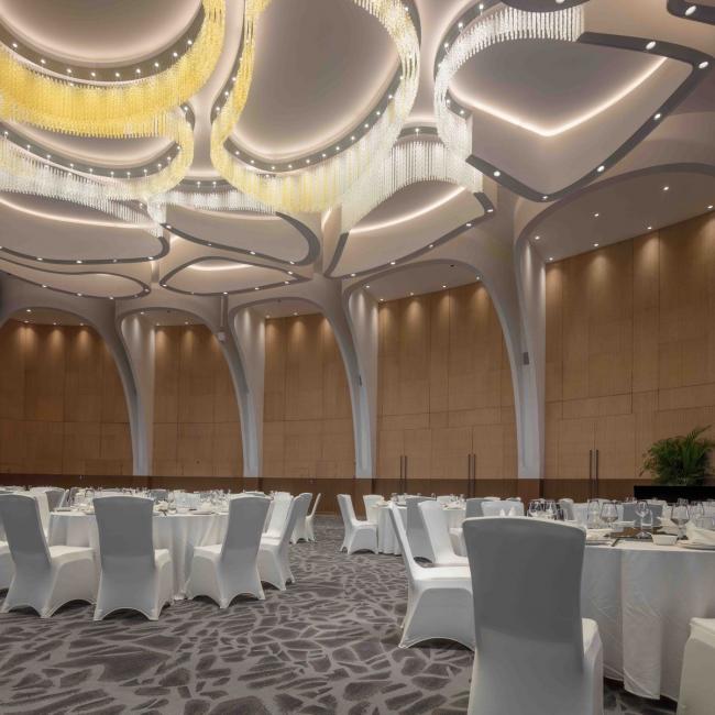 BIM建筑|奔腾而下的山间瀑布：郡安理国际会议中间 / Stylus studio