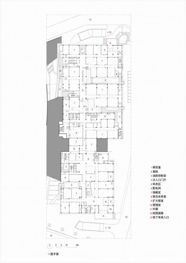 BIM建筑|湖南年夜学天马新校区建筑群 / 处所工作室