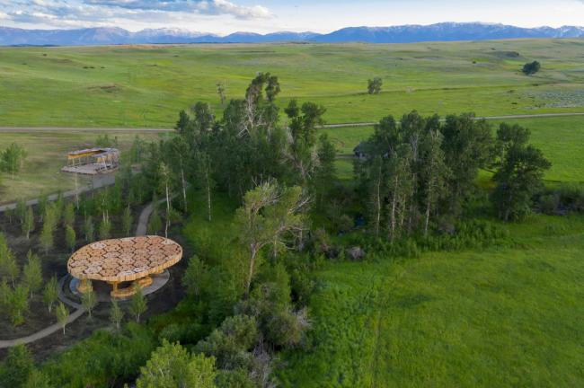 BIM建筑|雕花木束，呵护安静：Tippet Rise 艺术中间展亭 / Kéré Architecture