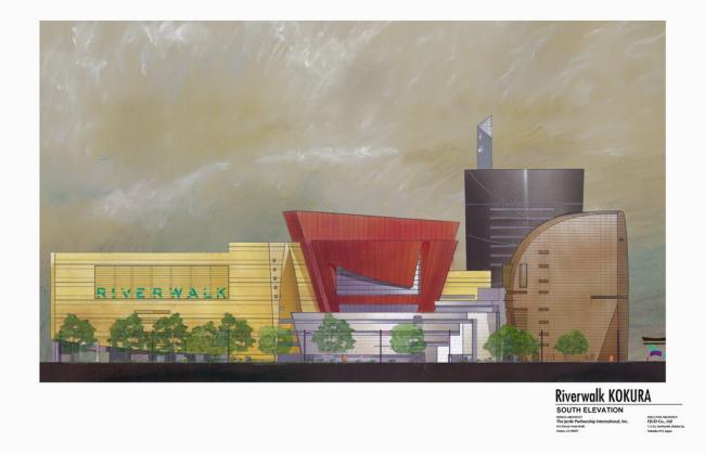 BIM建筑|北九州滨河走廊 / JERDE 捷得建筑事务所