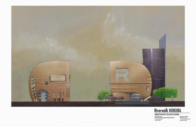 BIM建筑|北九州滨河走廊 / JERDE 捷得建筑事务所