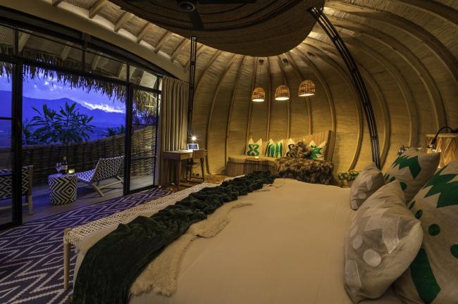 BIM建筑|隐于茂密森林中的奢华酒店——Bisate 度假屋 / Nicholas Plewman Architects