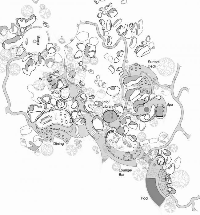 BIM建筑|隐于茂密森林中的奢华酒店——Bisate 度假屋 / Nicholas Plewman Architects