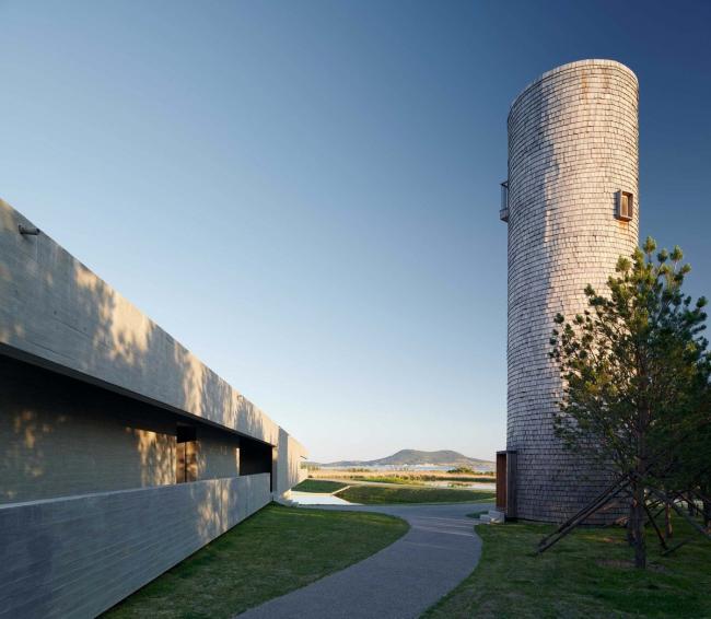 BIM建筑|天鹅湖湿地公园景不雅廊及不雅鸟塔 / 迹·建筑事务所