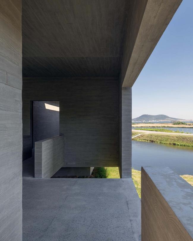 BIM建筑|天鹅湖湿地公园景不雅廊及不雅鸟塔 / 迹·建筑事务所