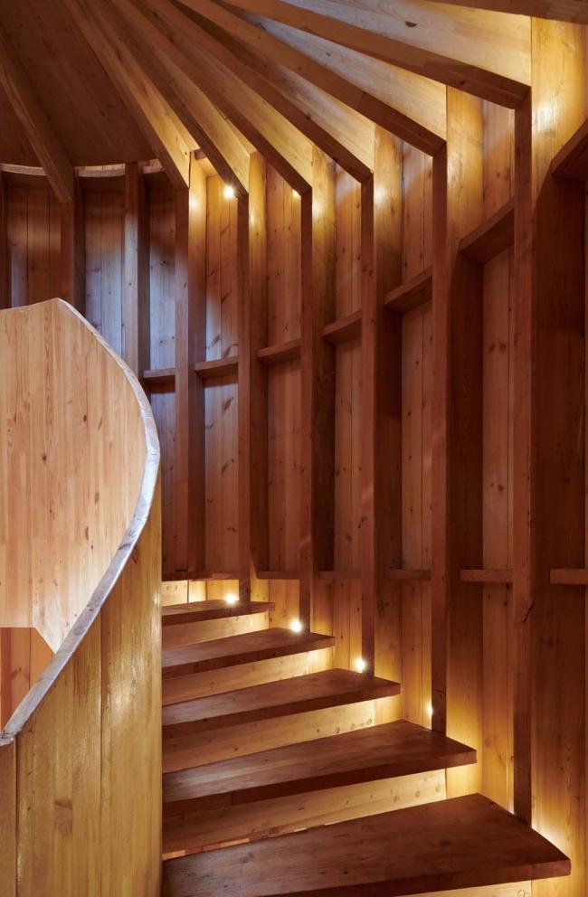 BIM建筑|天鹅湖湿地公园景不雅廊及不雅鸟塔 / 迹·建筑事务所