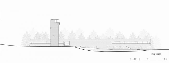 BIM建筑|天鹅湖湿地公园景不雅廊及不雅鸟塔 / 迹·建筑事务所