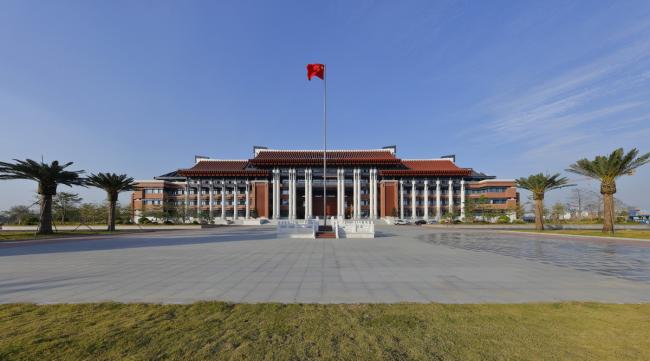 BIM建筑|古法今用，红色赞歌——谷文昌干部学院（一期）综合讲授楼 / 中国建筑科学研讨院厦门分院