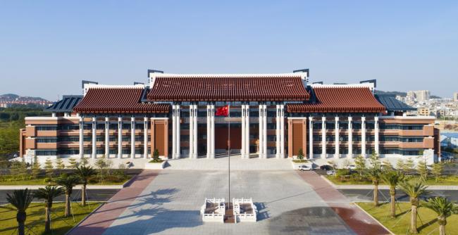 BIM建筑|古法今用，红色赞歌——谷文昌干部学院（一期）综合讲授楼 / 中国建筑科学研讨院厦门分院