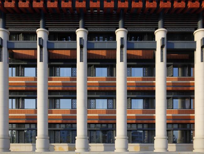 BIM建筑|古法今用，红色赞歌——谷文昌干部学院（一期）综合讲授楼 / 中国建筑科学研讨院厦门分院