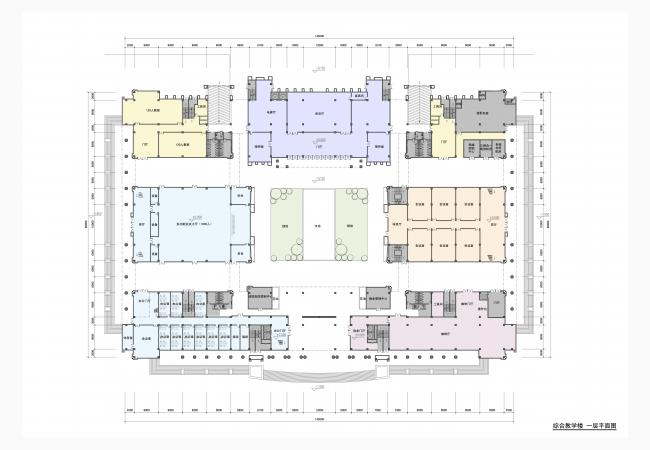 BIM建筑|古法今用，红色赞歌——谷文昌干部学院（一期）综合讲授楼 / 中国建筑科学研讨院厦门分院