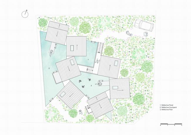 BIM建筑|碧湖之畔，丛林之间：飘浮立方体室第 / Younghan Chung Architects