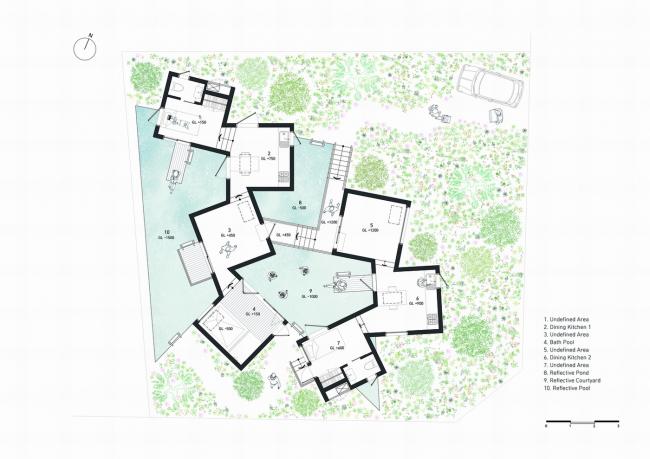 BIM建筑|碧湖之畔，丛林之间：飘浮立方体室第 / Younghan Chung Architects