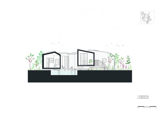 BIM建筑|碧湖之畔，丛林之间：飘浮立方体室第 / Younghan Chung Architects