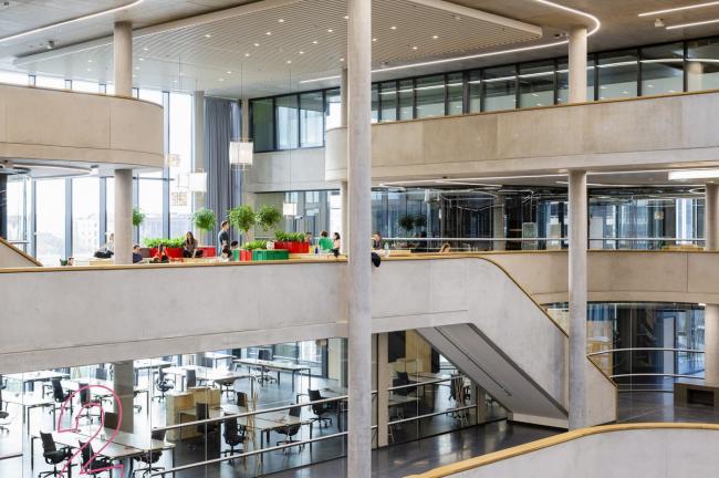 BIM建筑|如激流般肆意活动：Zalando 柏林办公总部 / HENN + Kinzo