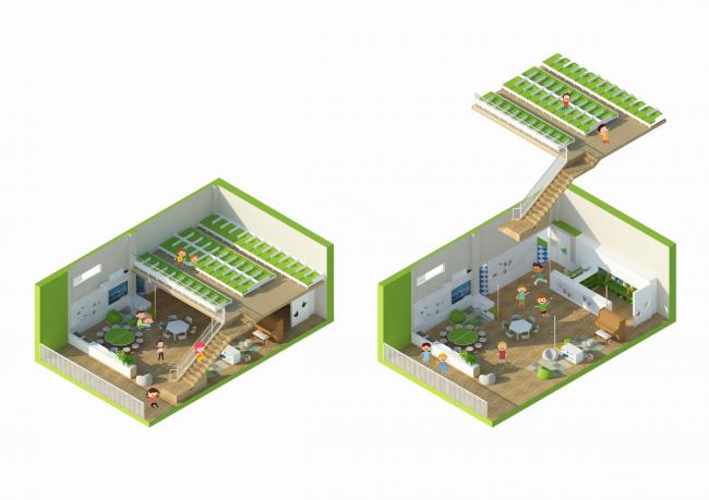 BIM建筑|杭州市成功小学从属幼儿园 / 浙江年夜学建筑设计研讨院