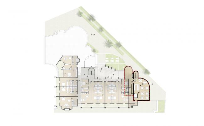 BIM建筑|纯洁线条发明的优雅体量：弗拉明戈俱乐部酒店 / Zooco Estudio