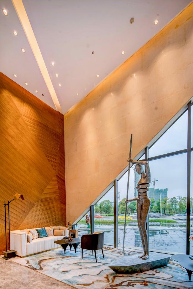 BIM建筑|白鹭点点，群山叠翠：桂林·万达年夜城市滨江示范区 / 基准方中建筑设计