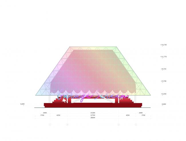 BIM建筑|源于“星球年夜战”和“银翼杀手”的灵感：莫斯科高尔基公园车库影院 / SYNDICATE Architects