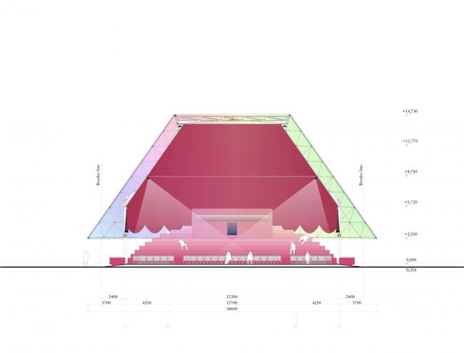 BIM建筑|源于“星球年夜战”和“银翼杀手”的灵感：莫斯科高尔基公园车库影院 / SYNDICATE Architects