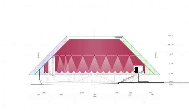 BIM建筑|源于“星球年夜战”和“银翼杀手”的灵感：莫斯科高尔基公园车库影院 / SYNDICATE Architects