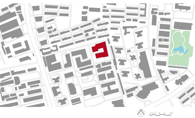 BIM建筑|上海屋上三间 / 致正建筑工作室