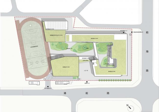 BIM建筑|深圳前海三小 (荔湾小学) / 深圳年夜学建筑设计研讨院·元本体工作室